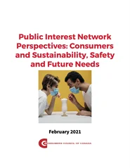 Public Interest Network Perspectives: Consumers and Sustainability, Safety and Future Needs - PDF