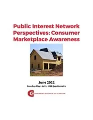 Public Interest Network Perspectives: Consumer Marketplace Awareness-2022-PDF