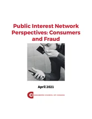 Public Interest Network Perspectives: Consumers and Fraud - PDF