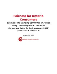 Fairness for Ontario Consumers - PDF