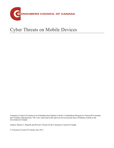 Cyber Threats on Mobile Devices [PDF]