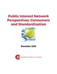 Public Interest Network Perspectives: Consumers and Standardization - PDF