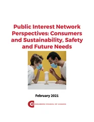 Public Interest Network Perspectives: Consumers and Sustainability, Safety and Future Needs - EPUB