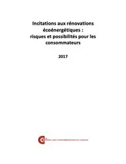 Incitations aux rénovations écoénergétiques : risques et possibilités pour les consommateurs - PDF