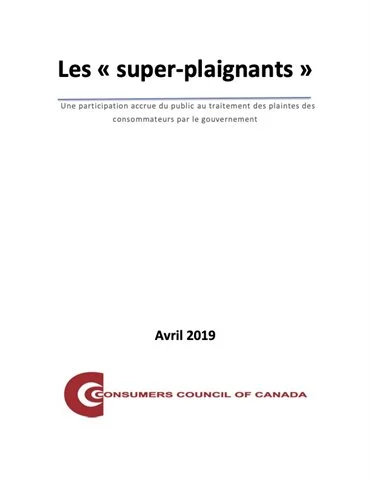 Les « super-plaignants » - PDF