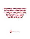 Response To Department of Finance Consultation: 