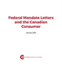 Federal Mandate Letters and the Canadian Consumer - EPUB