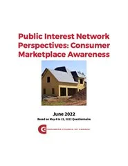 Public Interest Network Perspectives: Consumer Marketplace Awareness-2022-PDF